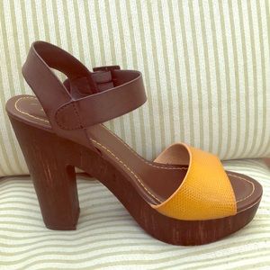 Platform sandals by Bamboo!!